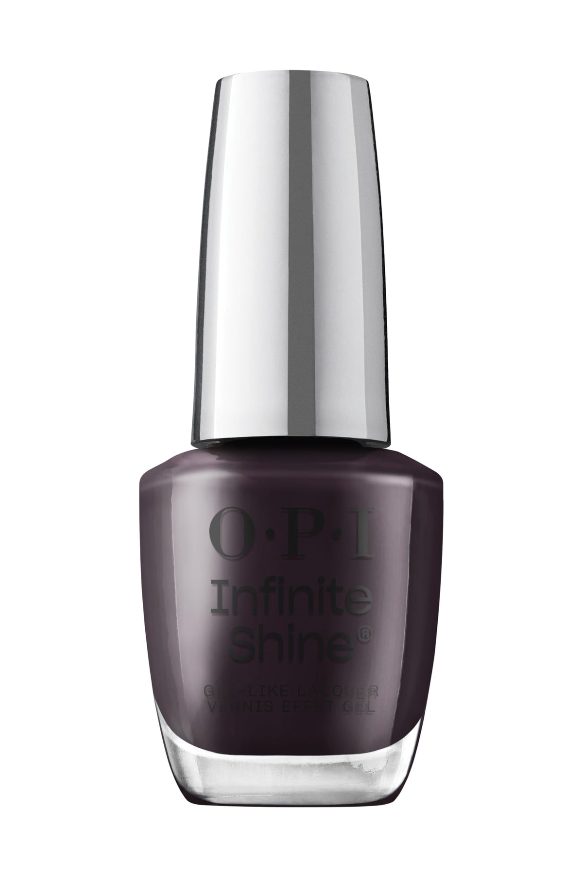 OPI Infinite Shine Lincoln Park after Dark | Opaque Dark Purple Crème Long Wear Gel Like Nail Polish | Vegan, Long Lasting, Streak Free