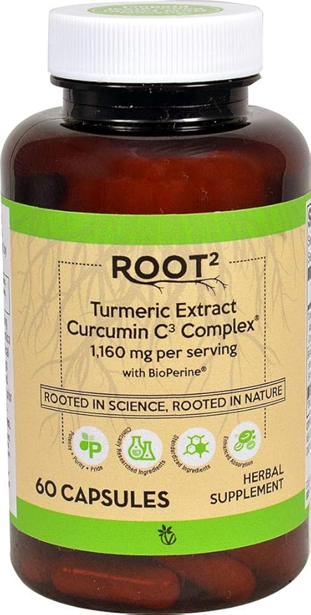 Vitacost Turmeric Extract Curcumin C3 Complex with Bioperine - 1,160 mg per Serving - 60 Capsules