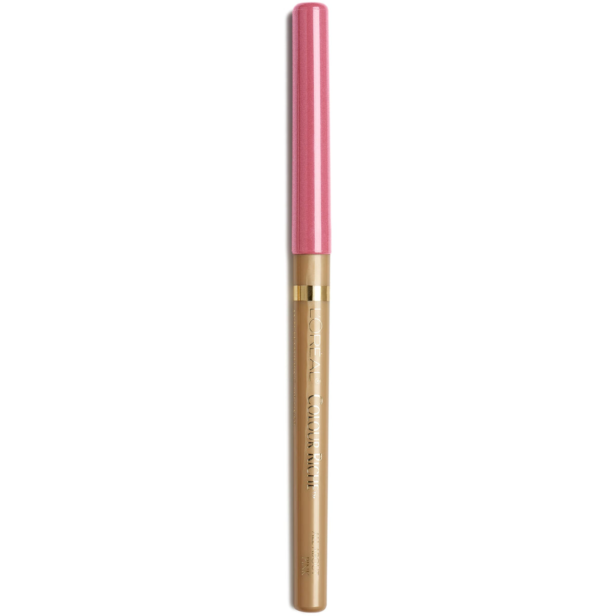 L'Oreal Paris Colour Riche Lip Liner Pencil, Creamy Lip Liner with Omega 3 and Vitamin E, 708 All About Pink (Neutral Rose Pink)