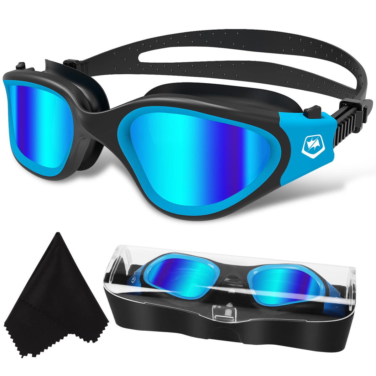 WIN.MAX Polarized Swimming Goggles Swim Pool Goggles Anti Fog Anti UV No Leakage Clear Vision for Men Women Adults Teenagers