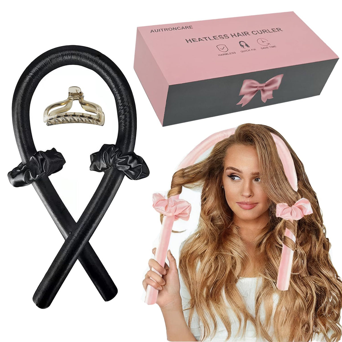 Heatless Silk Curls Headband Size 36.02