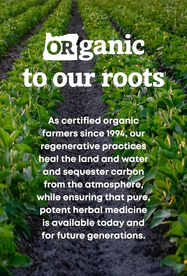 Oregon's Wild Harvest Certified Organic Ashwagandha Herbal Vegan Capsules, 1200 MGS, 90 Count