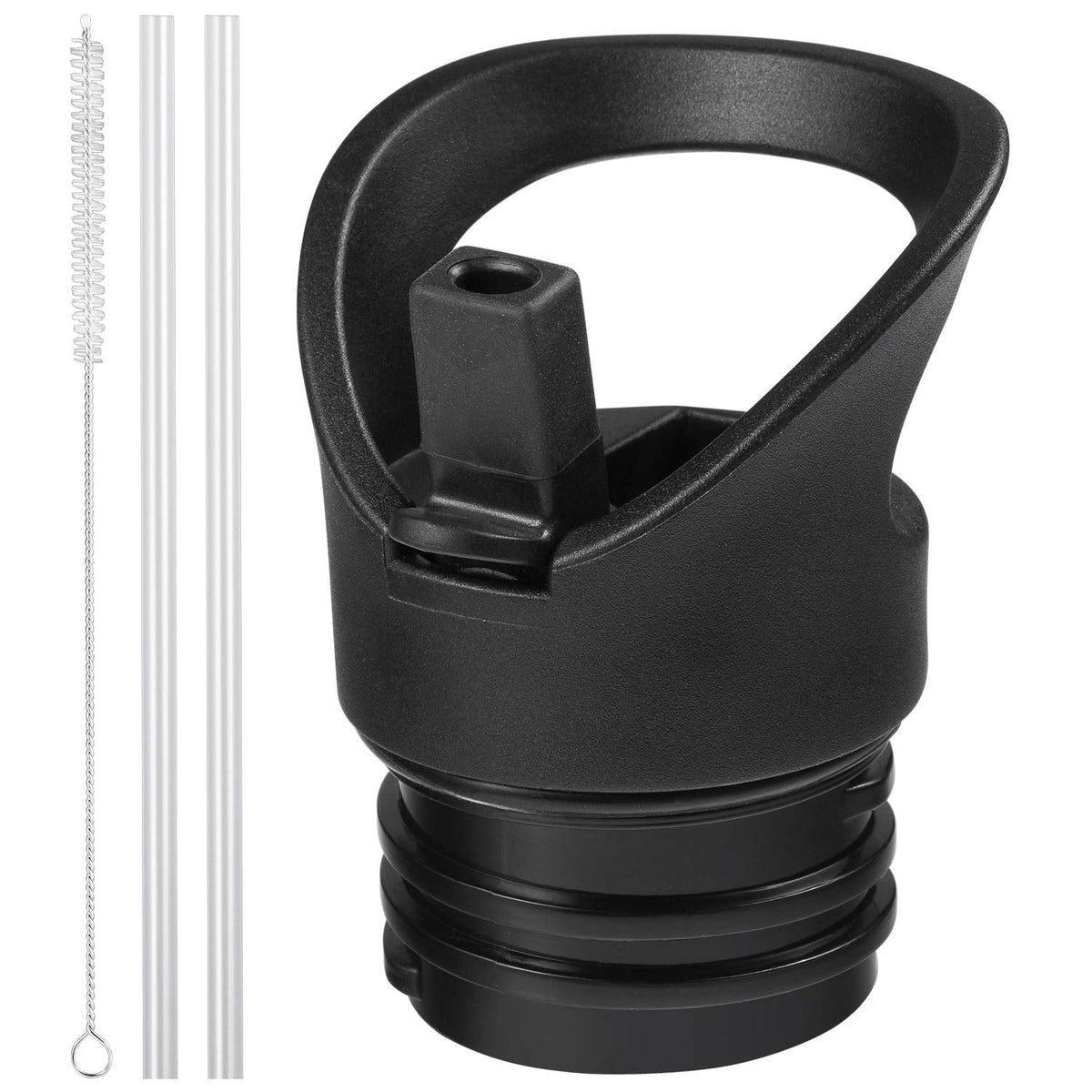 RRegeny Straw Lid for Hydro Flask Standard Mouth,Straw Lid Compatible with Hydroflask Standard Mouth 18 21 24 oz, Top Sport Cap with Fixed Handle for Hydroflask Straw Lid