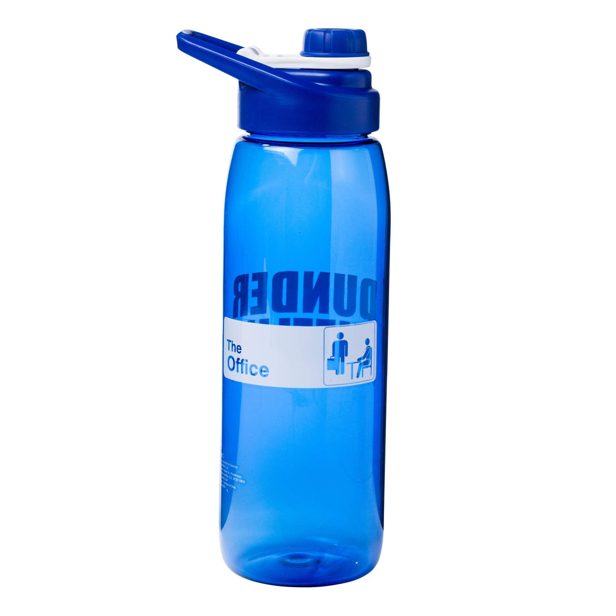 Silver Buffalo The Office Dunder Mifflin Paper Company Logo Tritan Water Bottle, Screw Top Lid, 28 Ounces