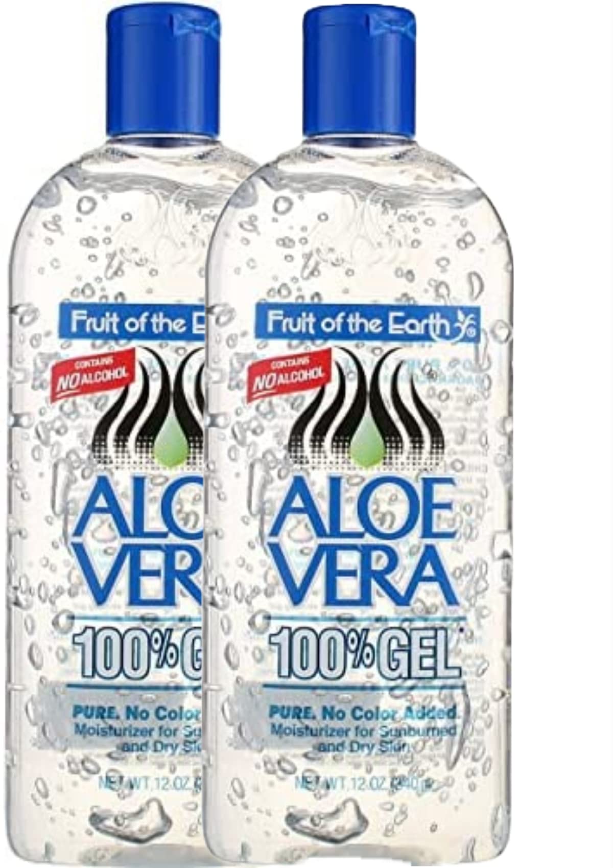 Fruit Of The Earth Fruit Of The Earth Moisturizing Aloe Vera 100% Gel, 12 oz (Pack of 2)