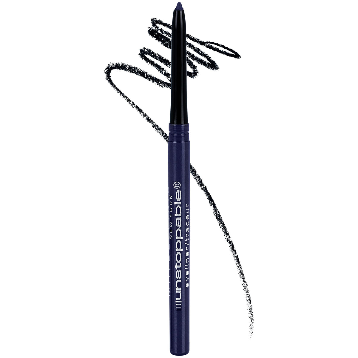 Maybelline Unstoppable Waterproof Mechanical Blue Eyeliner Pencil, Easy to Apply, Smooth Glide, Up to 24 Hour Wear, Sapphire