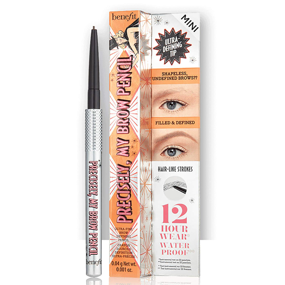 Benefit Cosmetics Mini Precisely, My Brow Pencil Waterproof Eyebrow Definer Shade 3.5