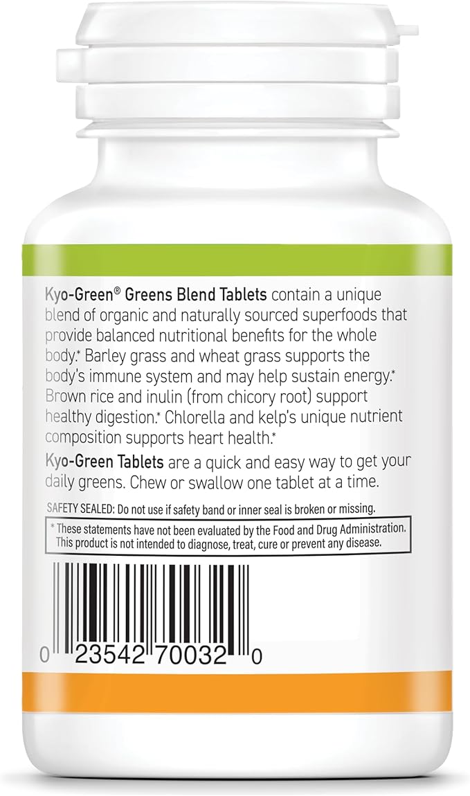 Kyo-Green Greens Blend Energy Tablets, 180 tablets