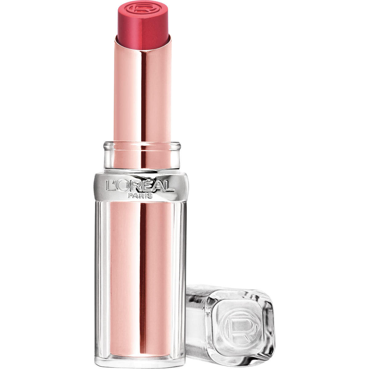 L’Oréal Paris Glow Paradise Hydrating Balm-in-Lipstick with Pomegranate Extract, Rose Mirage, 0.1 Oz