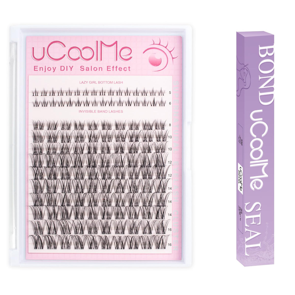 uCoolMe Invisible Lash Band Venus Lash Clusters Plus Bond & Seal