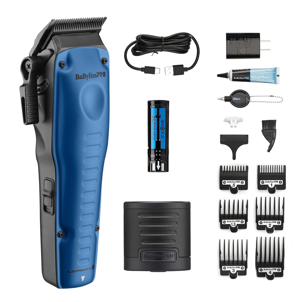BaBylissPRO® FXONE LO-PROFX Limited Edition Black & Blue Clipper
