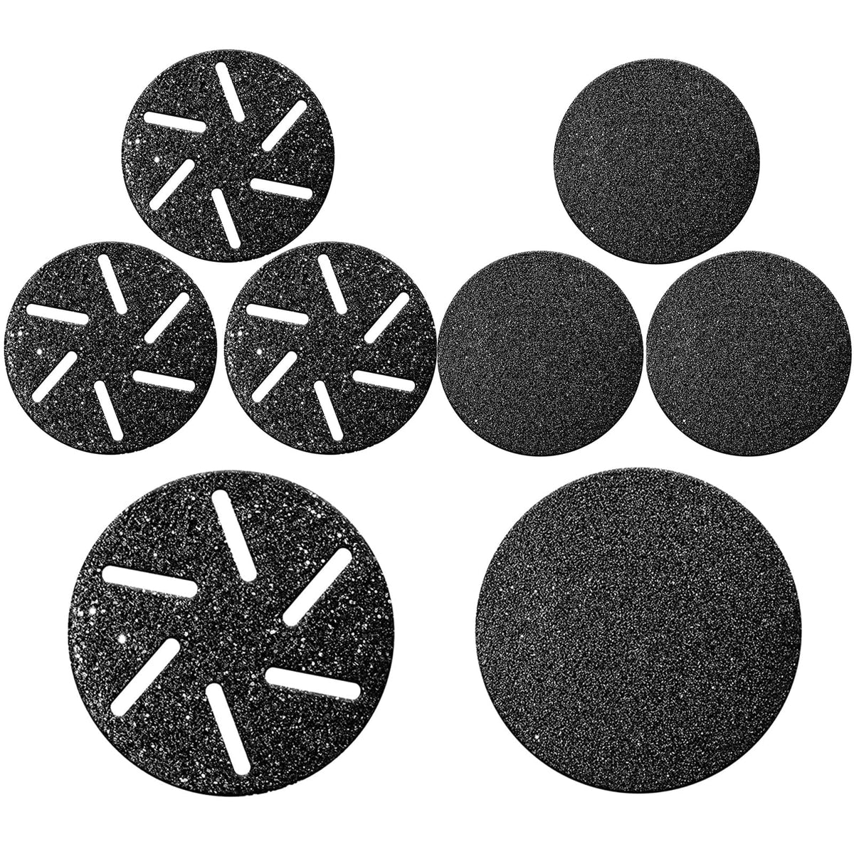 8 Pcs Refill Rollers for Hoxida Electric Foot Callus Remover Pedicure Tools, Replacement grinding Heads Roller for Pedi Electric Foot File,Refills 8 Pack Replacement Heads(4 Regular&4 Extra Coarse)