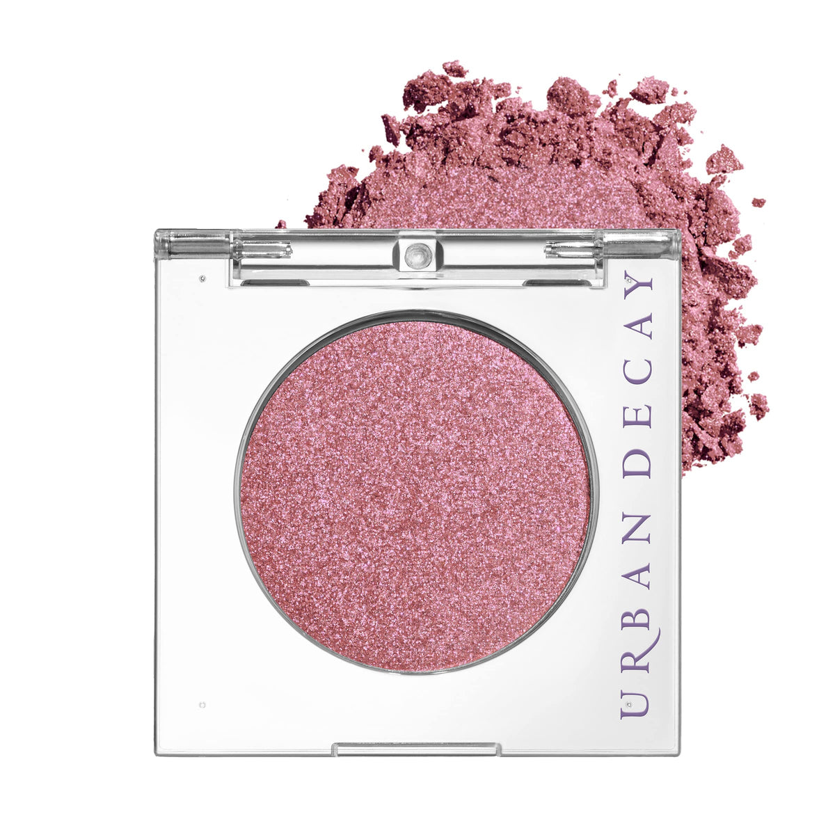 URBAN DECAY 24/7 Longwear Eyeshadow Single (Bad Seed - Warm Pink Shimmer), High-Pigment Eye Shadow Compact, Smooth & Blendable Colors, Crease-free, Vegan - 0.06 oz