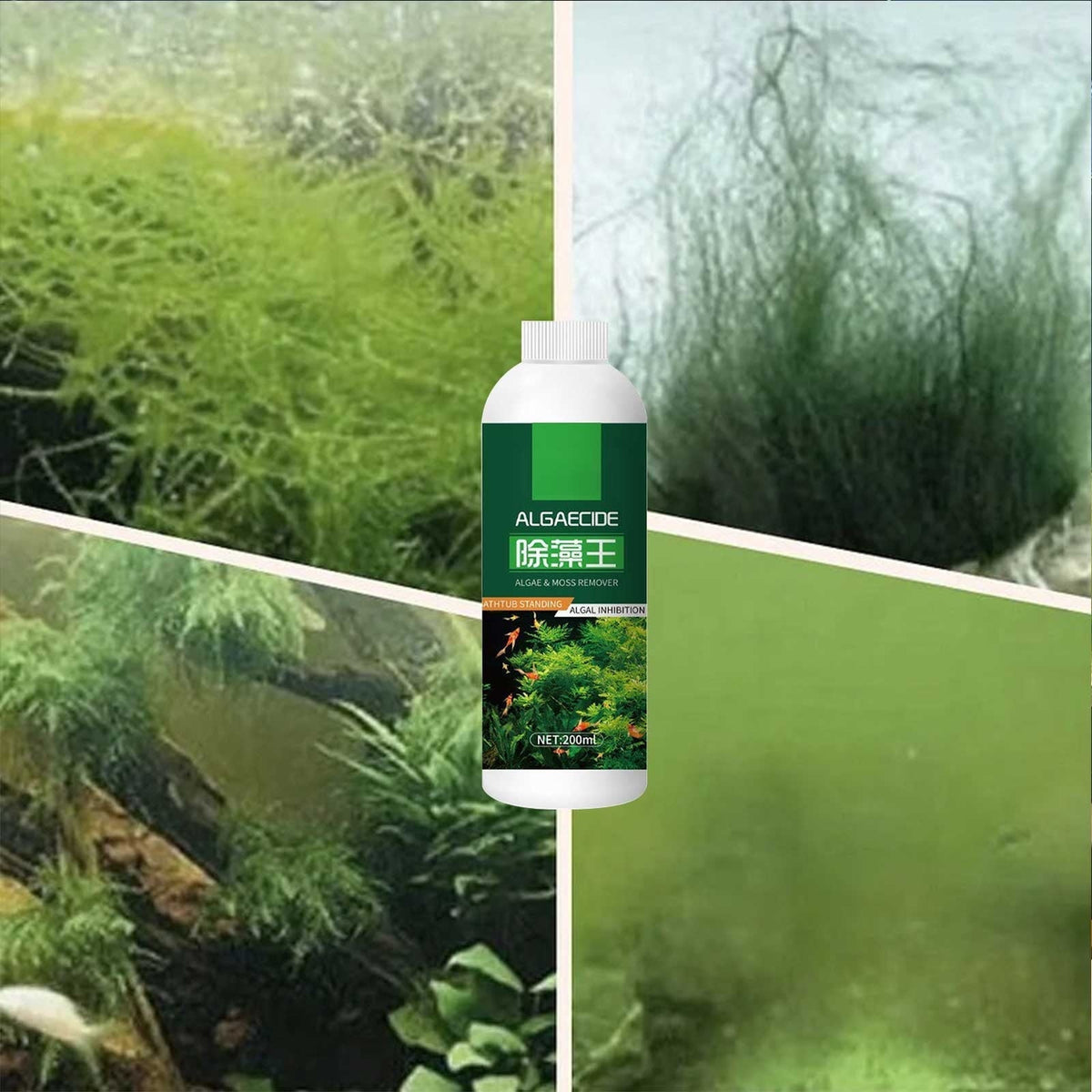 Powerful Aquarium Water Purification Tablet - Fast Water Purification - Aqua Safe for Fish Tank - Water Purification Tablets for Fish Tank - Aquarium 200ml