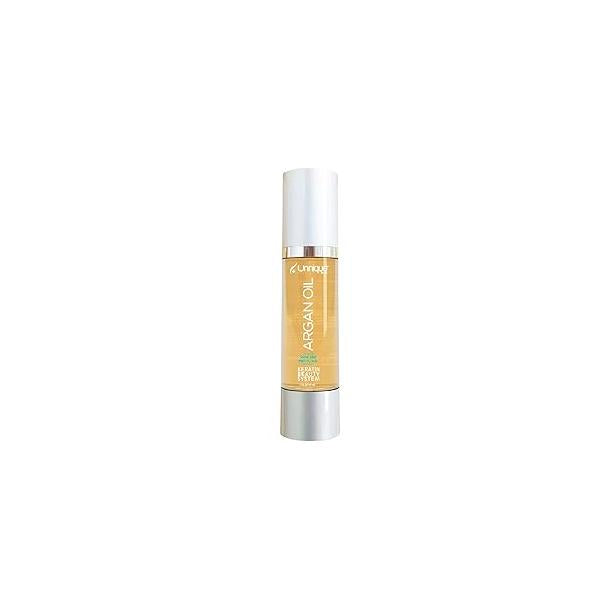 UNNIQUE Pure Argan Oil for Hair - Serum Frizz Control, Instant Shine & Softness of Morocco All Types 1.7 FL OZ