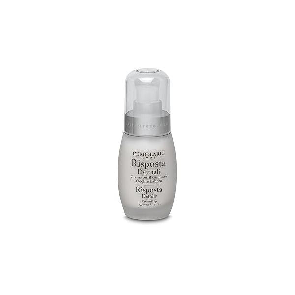 LErbolario Risposta Details Eye and Lip Contour Cream, 1 oz - Firming Cream With Shea Butter Moisturizing Nourishing Cruelty-Free