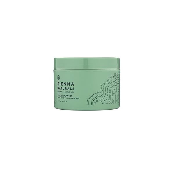 Sienna Naturals - Plant Power Repair Mask - Deep Conditioner for Damaged & Dry Hair Strengthens, Hydrates Repairs with Baobab Protein Coconut Oil Clean, Vegan Formula 9 fl oz