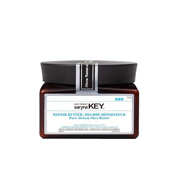 Saryna Key Curl Control Treatment Butter Mask - Shea Hair for Curly Natural Protein Frizzy Moisturizer Deep Conditioner Coils and Curls (300ml/10.14oz)