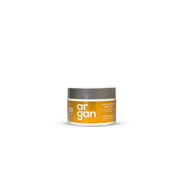 QoD PRO Argan Hair Mask | For Dry, Damaged, Frizzy and Dull Promotes Shine Softness With Oil| 300g - 10.5 fl oz