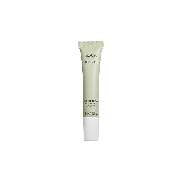 M. Asam VINO GOLD Eye Cream (15ml) - Anti Aging with Grape Antioxidants, Smooths & Firms, Hydrating Skincare for Tired Eyes, Vegan Puffiness, Fine Lines Wrinkles