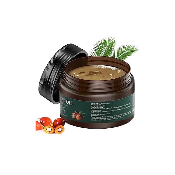 Raw Batana Oil for Hair Growth, 100% Organic Natural Pure Dr Sebi, Prevent Loss, Eliminates Split Ends, thickness Men & Women, 4.3 FL oz