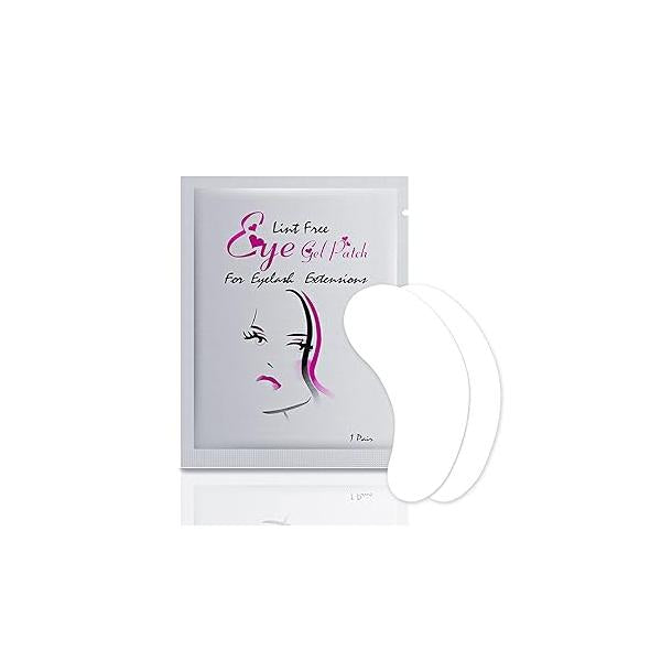 100 Pairs Under Eye Pads, Eyelash Extension Gel Patches Hydrogel Eyes Lint Free Pads for Supplies