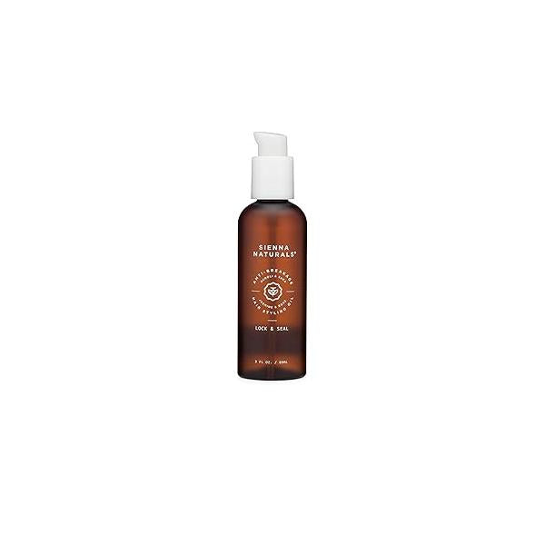 Sienna Naturals - Lock & Seal Oil Lightweight Anti-Breakage Hydrating Hair for Moisture and Repair Strengthens Supports Split Ends with Baobab Grape Seed Clean Vegan, 3oz