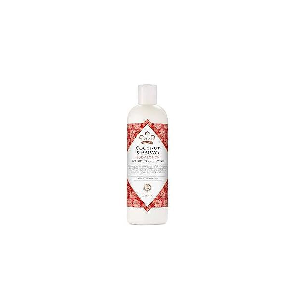 Nubian Heritage Body Lotion Coconut and Papaya For Dry Skin Paraben Free, 13 oz