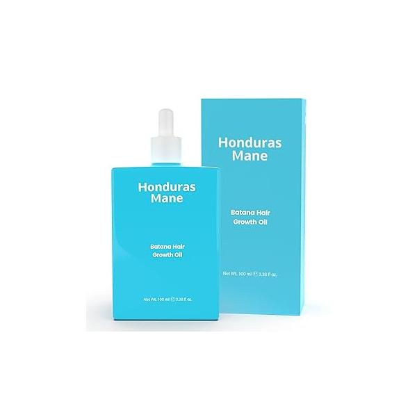 Batana Oil with Rosemary for Hair Growth: For Strong & Longer Hair, Dr Sebi, Cold Pressed, Castor Oil, Peppermint, Natural Scalp Formula, Prevents Loss, 100ml/3.38oz