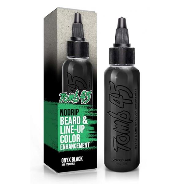 Tomb 45 NODRIP Enhancement Color | Hair Enhancer For Beard & Lineup Water Resistant Hairline Filler Spray Barber Liner Thicker Fuller Hairstyling Men’s Grooming Products