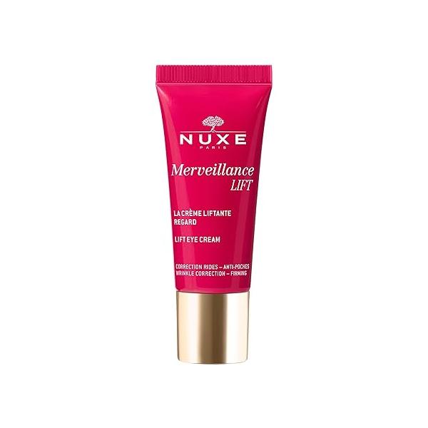 Nuxe Merveillance Lift Eye Cream Under Anti-Aging Treatment for Wrinkles, Puffiness & Bags, 0.51 fl oz