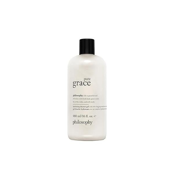 philosophy pure grace hydrating bath & shower gel - efficiently cleanses, soothes comforts dry skin vegan cruelty free formula