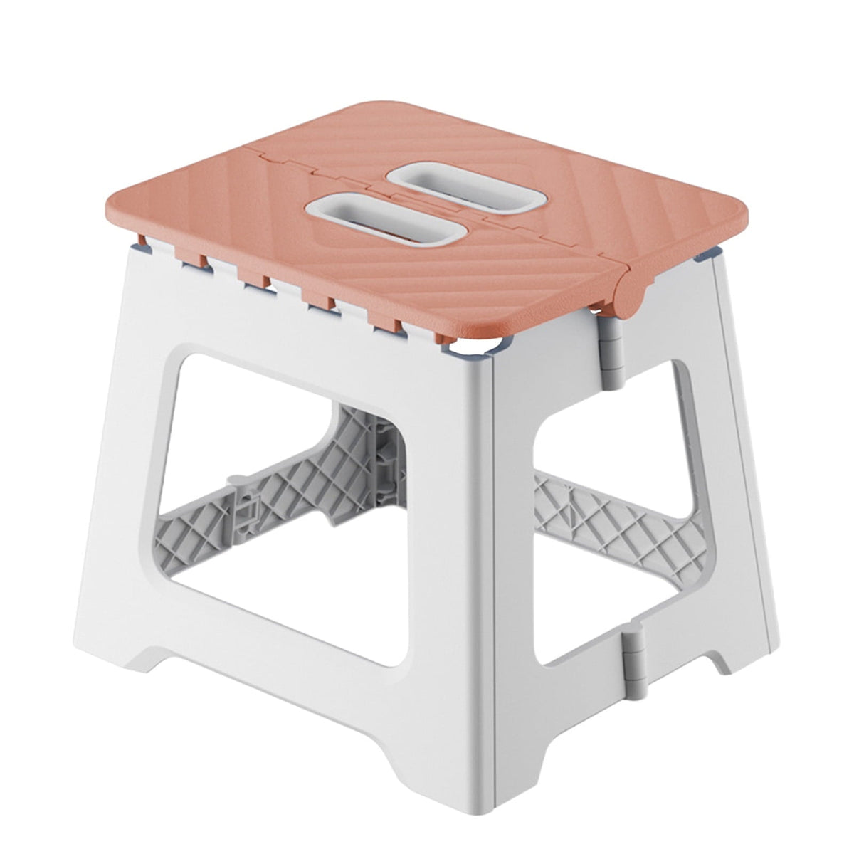 Kraoden Portable Folding Stool, Lightweight Plastic Chair for Outdoor Camping, Home Use, Easy Assembly & Storage, Sturdy, Comfortable Seating with Anti-Slip Base