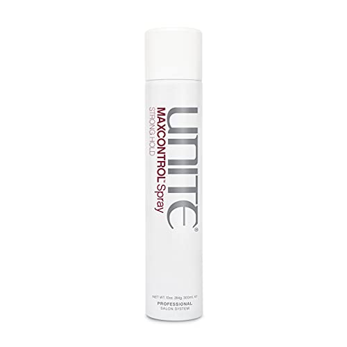 UNITE Hair – MAXCONTROL Spray – Strong Hold Hairspray – Tames Flyaways, Protects Heat Damage, 10oz