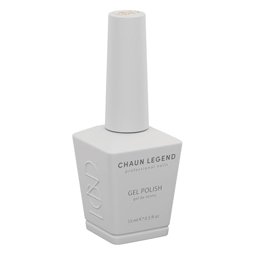 Chaun Legend UV Gel Nail Polish, 0.5 Ounce Long Lasting Salon Quality, Bubble Free Professional Manicures, Quick Dry, High Shine, Can't Elope LG5032 (creamy white)
