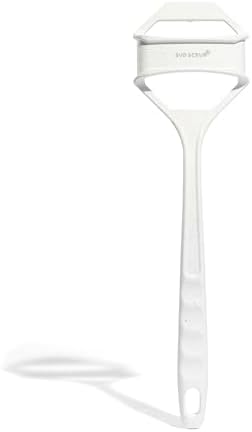 Sud Scrub® Extender Handle, Back Scrubber Attachment for Silicone Body Scrubber, Shower Scrubber for Body, Long Handled Scrub Brush for Shower, Back Brush for Shower (Speckled White)