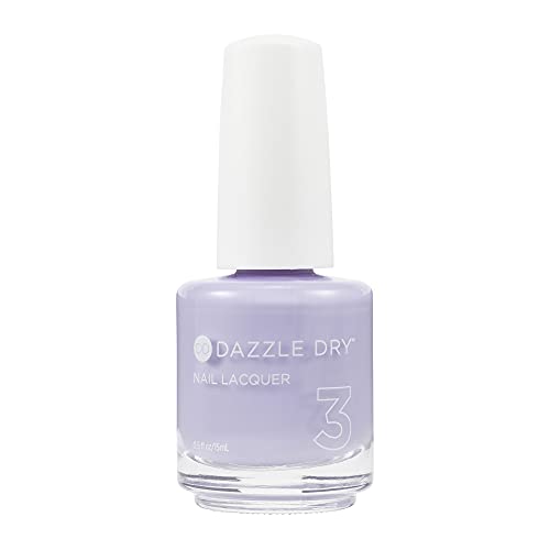 Dazzle Dry Nail Lacquer (Step 3) - Faith - A cool, pastel lavender with gray undertones. Full coverage cream. (0.5 fl oz)