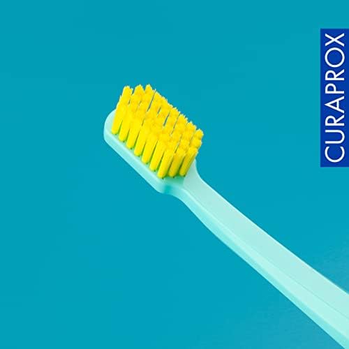 Curaprox Sensitive Supersoft Toothbrush CS 3960, 6 Pack, Colors May Vary
