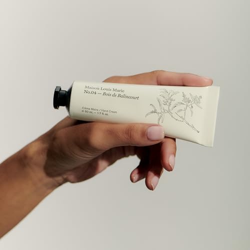 Maison Louis Marie - No.04 Bois De Balincourt Hand Cream | Luxury Clean Beauty + Non-Toxic Fragrance (1.7 fl oz | 50 ml)