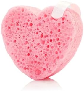 SPONGELLÉ Pink Camellia Body Buffer – All-in-One Exfoliating Sponge & Body Wash for Valentine's & Mother's Day Gifts