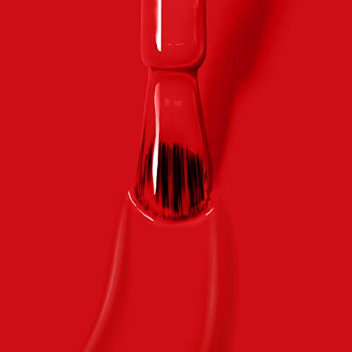 LONDONTOWN lakur Nail Polish - Chip-Resistant, Non-Toxic, Conditions & Hydrates Nails Glossy Vibrant Red, Londoner Love, .40 fl oz