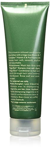 Peter Thomas Roth | Mega-Rich™ Nourishing Conditioner, Biotin B-7 Complex Conditioner for Softer, Smoother, Healthier-Looking Hair, 8.5 Fl Oz