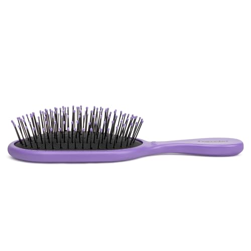 NuWay 4HAIR Traveler U.S. and International Patented Travel Brush (Lavender)