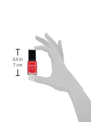 LONDONTOWN lakur Nail Polish - Chip-Resistant, Non-Toxic, Conditions & Hydrates Nails Glossy Vibrant Red, Londoner Love, .40 fl oz