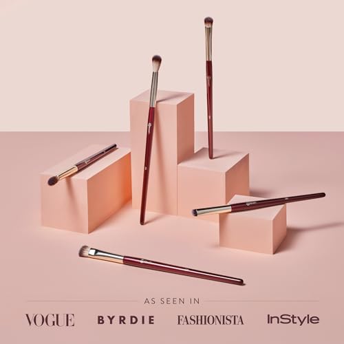 BK BEAUTY - Essentials Brush Set (5PC) - Professional Makeup Brushes for Blending, Smudging, & Defining | Premium Eyeshadow Set for Flawless Eye Looks