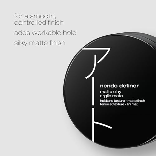 Nendo Definer Pomade - Defines Strands, Adds Workable Hold, and Builds Texture, Leaves Hairstyle With Silky Matte Finish, For All Hair Types, 2.54 Fl Oz
