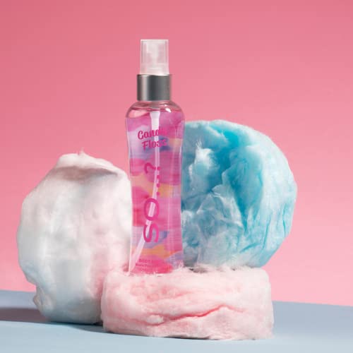 So…? Cotton Candy Body Mist for Women - 3.5 oz Body Mist - Pack of 3