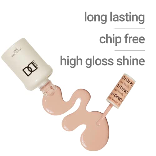 DND Gel Polish Set, Brown Collection, UV/LED GelPolish and Air Dry Nail Lacquer, Matching Chip-Free Polish Duo, 0.5 Fl Oz Each