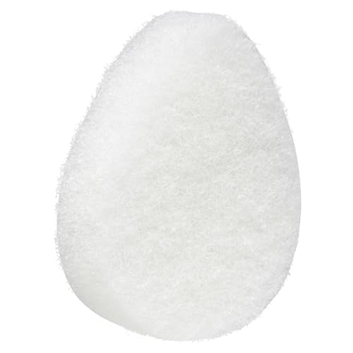 Buf-Puf Facial Sponge, Dermatologist Developed, Removes Deep Down Dirt & Makeup That Causes Breakouts and Blackheads, Reusable, Exfoliating, White, 4 Count