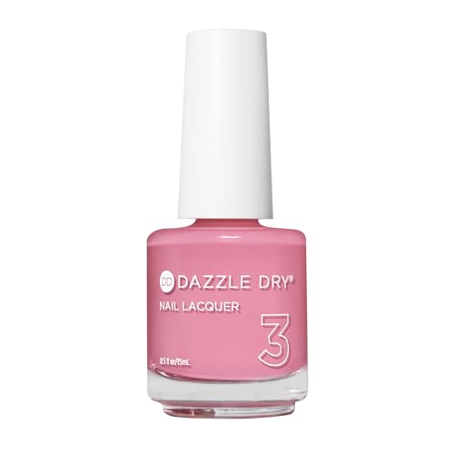 Dazzle Dry Nail Lacquer (Step 3) - Soulmate - A bubblegum pink. Full-coverage cream. (0.5 fl oz)